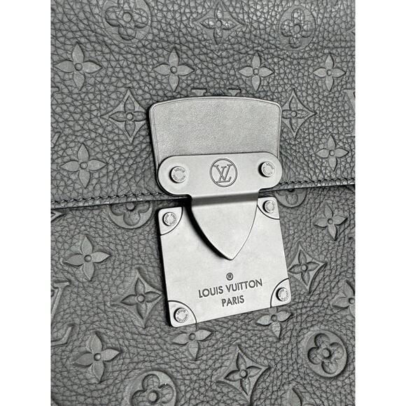 Louis Vuitton Monogram Taurillon S Lock Briefcase Black w/o Strap B-6 - Picture 11 of 16